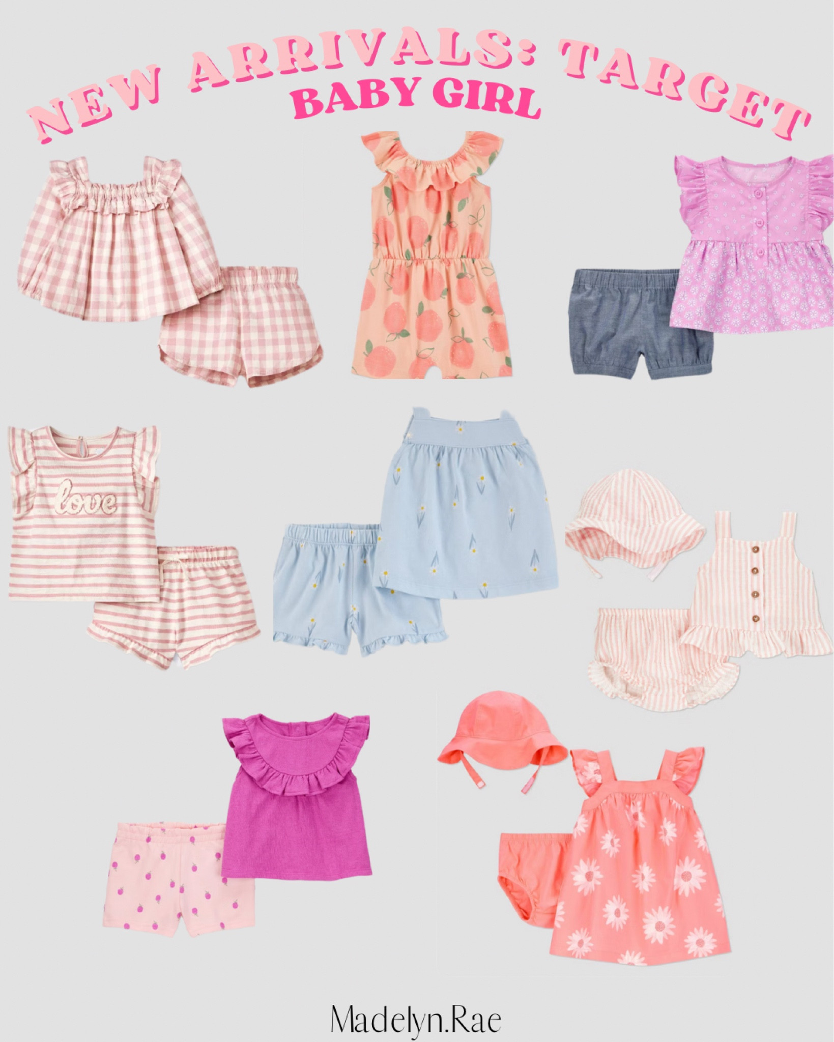 target new arrivals for baby girl!!! super cute stuff for summer 

#LTKBaby #LTKSeasonal #LTKFindsUnder50