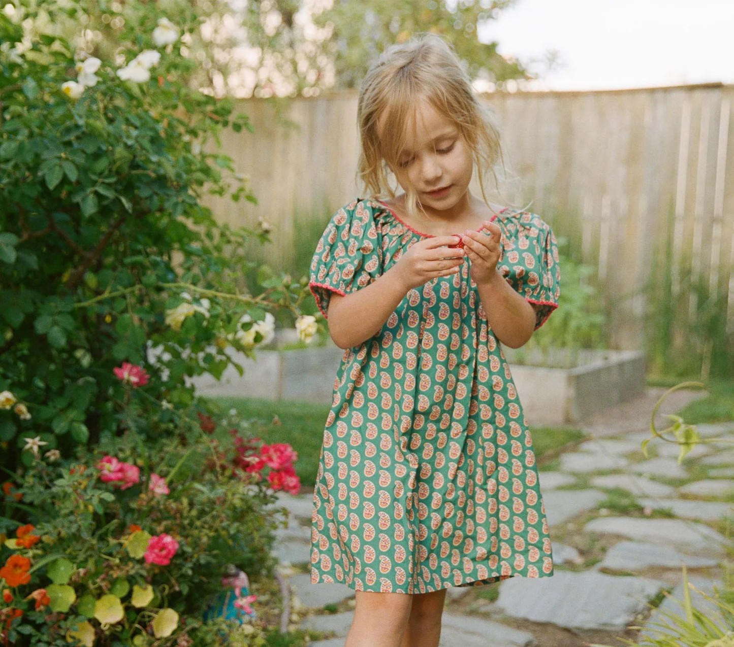 Little Twig Dress - Sunrise Paisley | DÔEN | DOEN