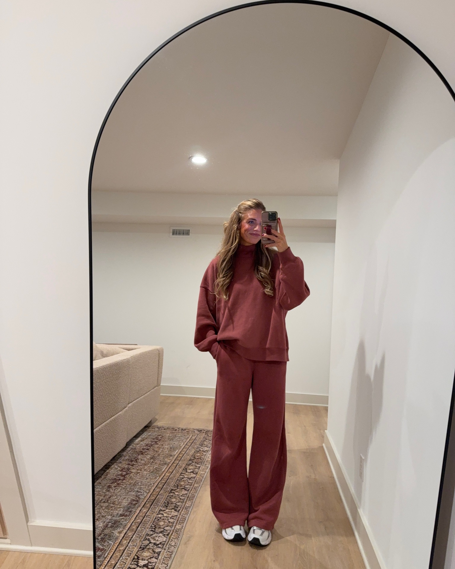 @abercrombie sweat sets are a fave. Wearing size medium long in pants (plenty long enough!) and medium in sweatshirt #LTKTall

#LTKTall #LTKootd