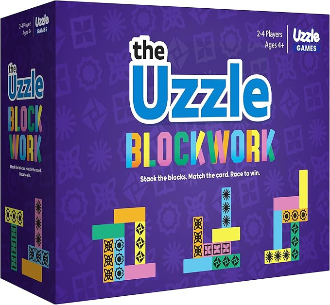 Blockwork by Uzzle Games - Fast-Paced Family Board Game - Multiple Difficulty Levels - Enjoyable ... | Amazon (US)