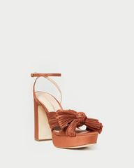 Natalia Terracotta Platform Bow Heel | Loeffler Randall