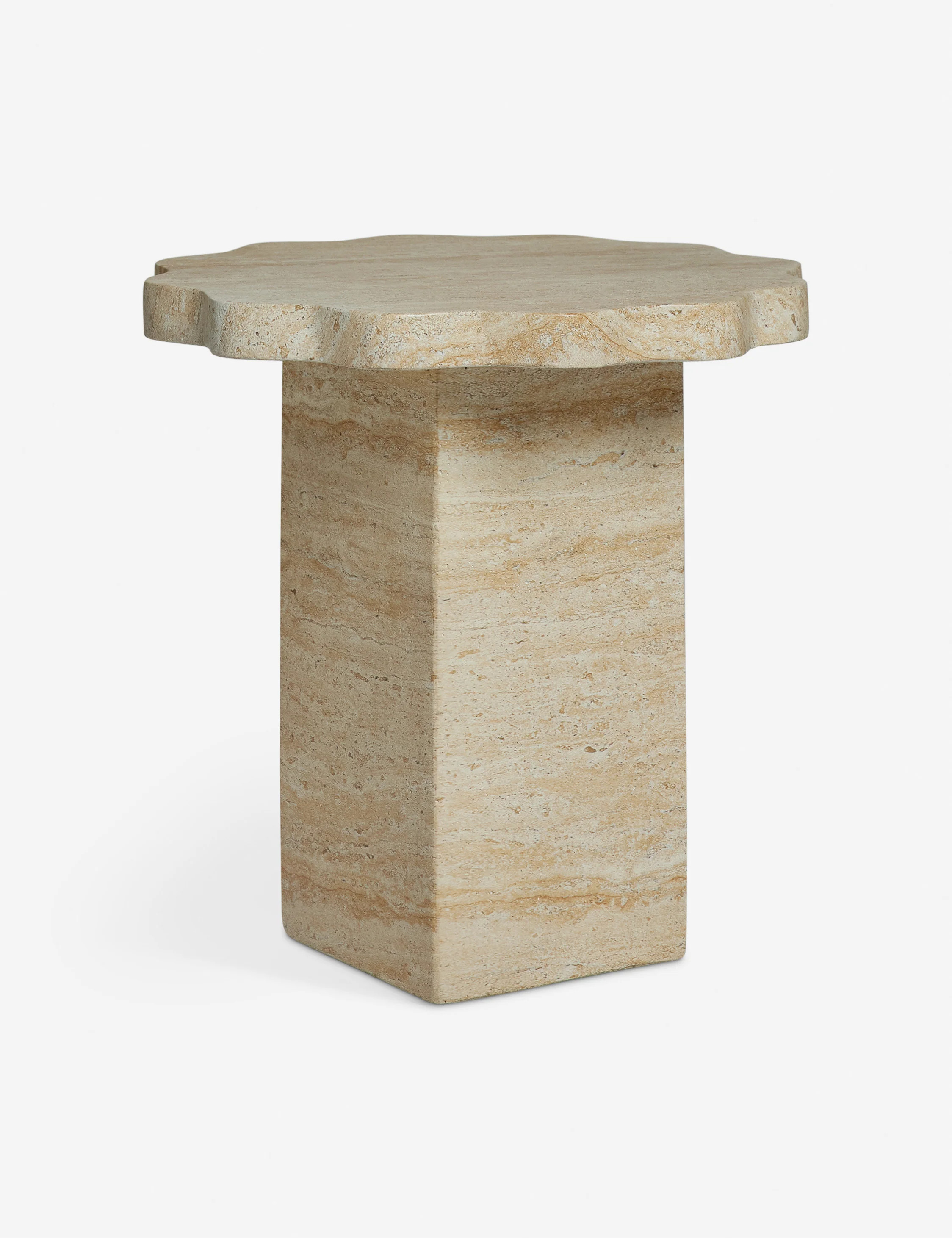 Scalloped Indoor / Outdoor Side Table by Sarah Sherman Samuel | Lulu and Georgia 