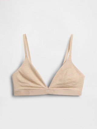 Organic Stretch Cotton Triangle Bra | Gap (US)