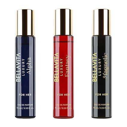 BellaVita Luxury Mood Collection Gift Set (3x15ml) for Women | Pheromone Inspired Technology Long... | Amazon (US)
