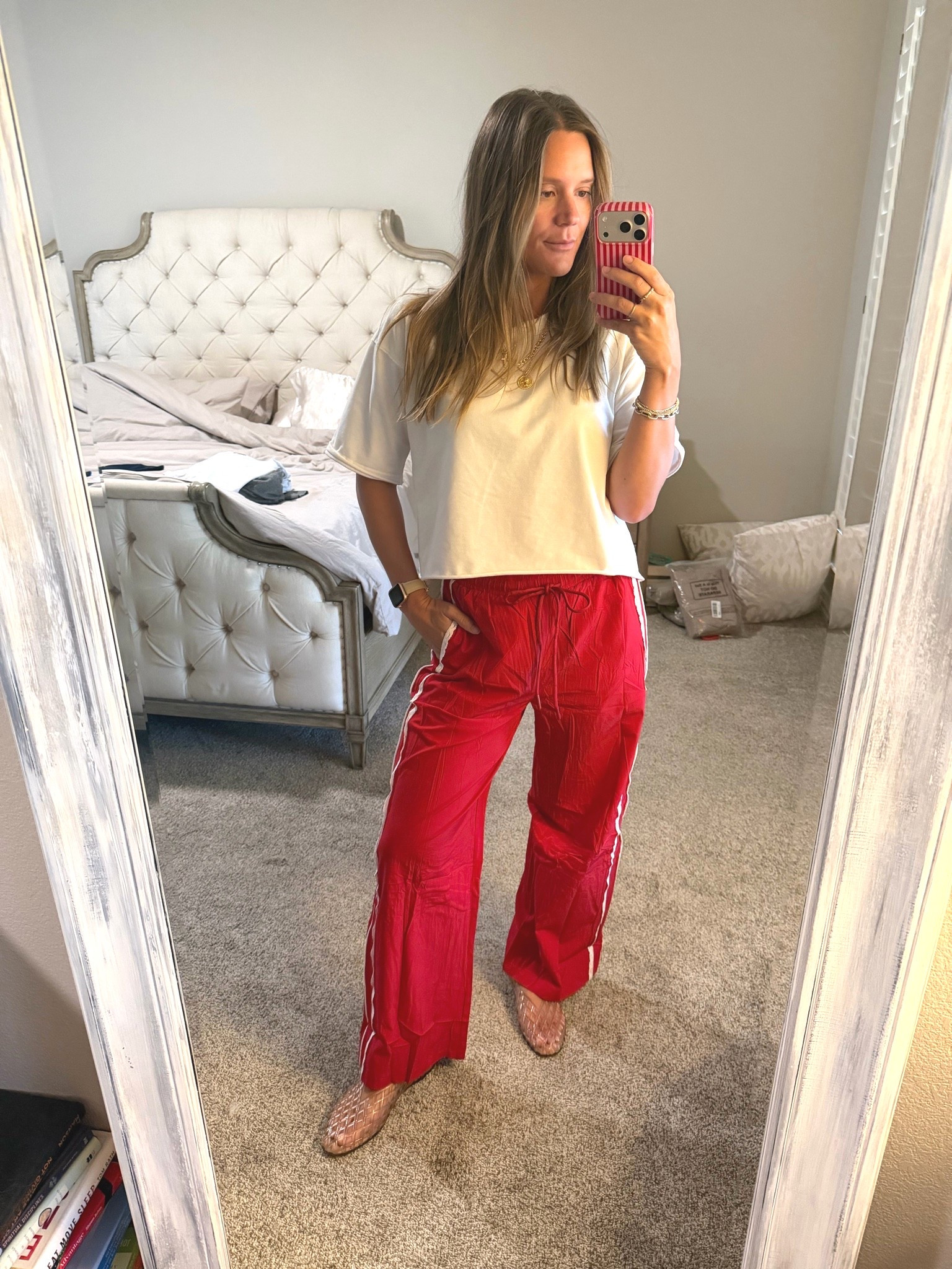 These casual pants are perfect for those days you want to look cute with little effort! They’re currently over 20% off!

Wearing size small in pants!

Mom outfit, casual outfit, Amazon finds

#LTKootd #LTKSaleAlert #LTKmomlife