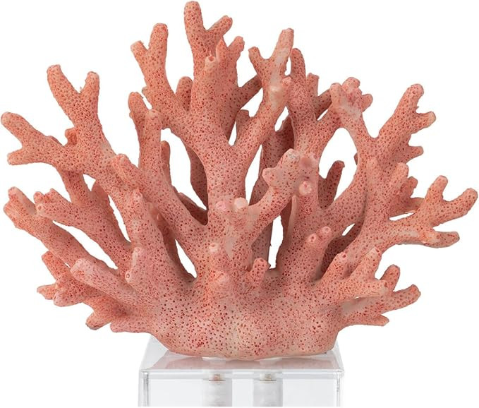 Coral Reef Decor Faux Coral Decor Resin Coral Home Decoration Coral Standing Décor Coral Sculptu... | Amazon (US)