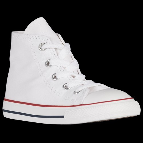 Boys Converse Converse All Star High Top - Boys' Toddler Basketball Shoe White/Optical White Size 09.0 | Kids Foot Locker (US)