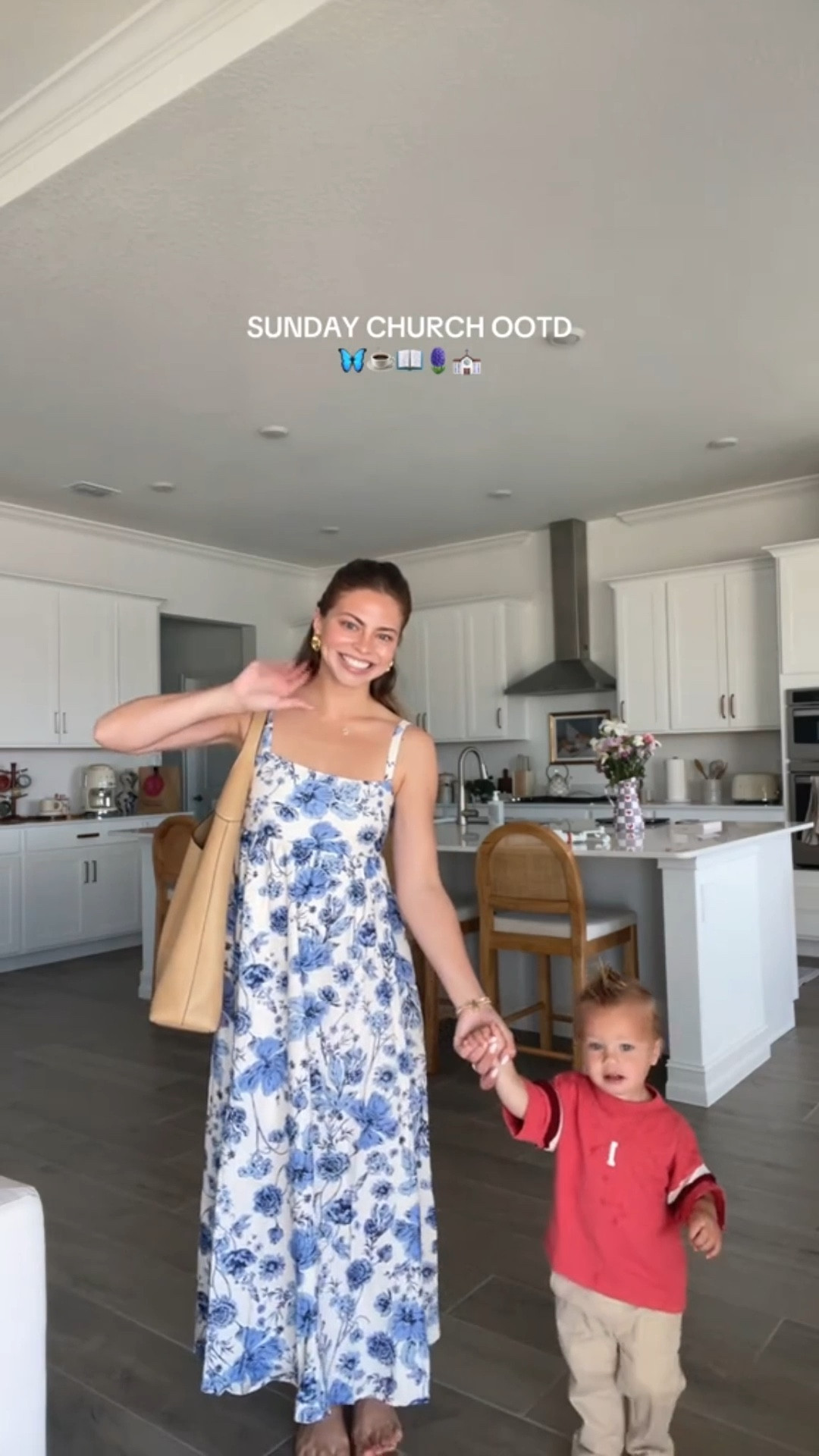 Featuring brooks because he wanted to be in it 🫶🏻🤣🙂‍↕️ happy sunday!!!! Linking my dress in a different color!

#LTKWatchNow #LTKStyleTip #LTKFamily