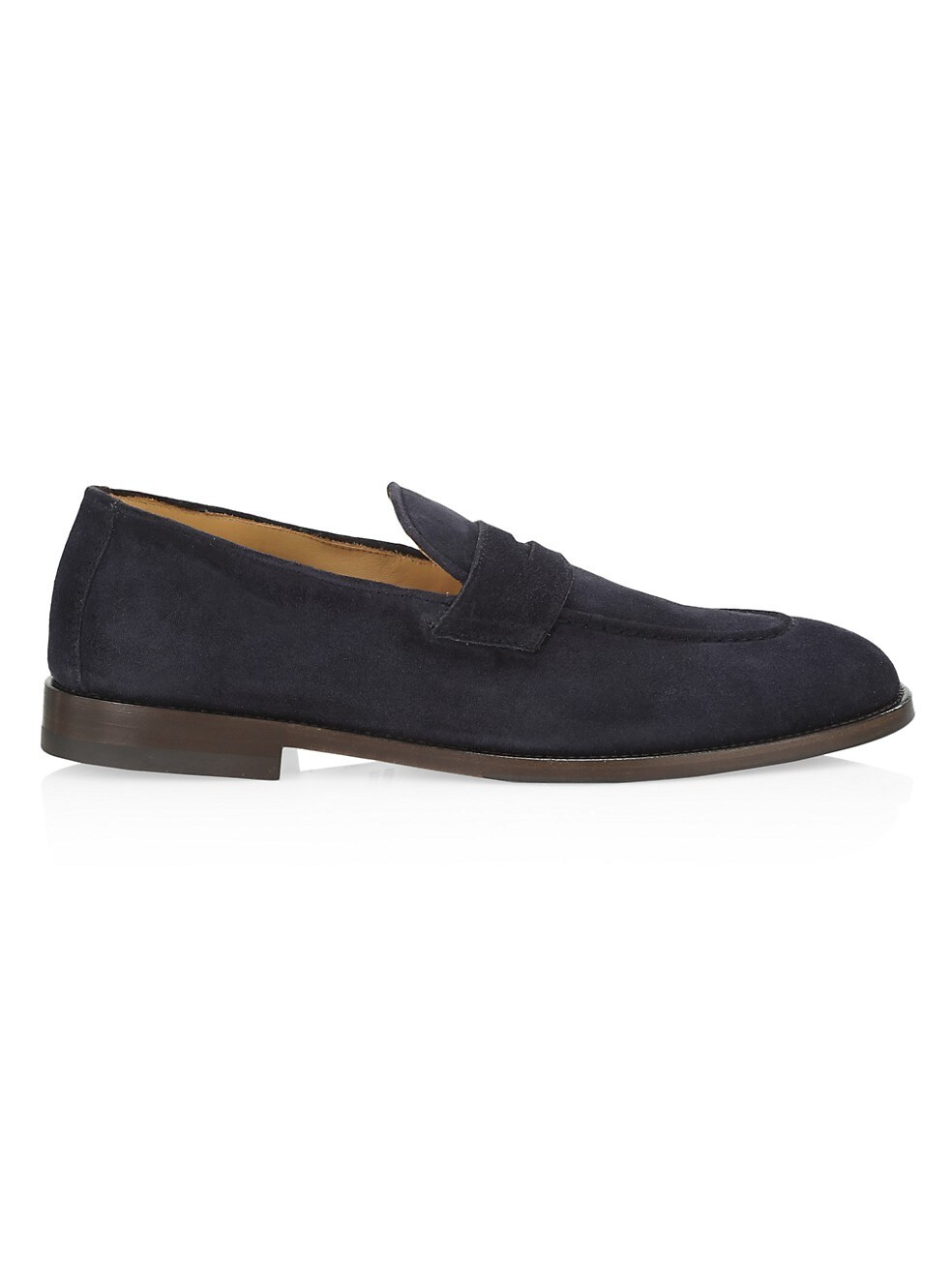 Brunello Cucinelli Suede Penny Loafers | Saks Fifth Avenue