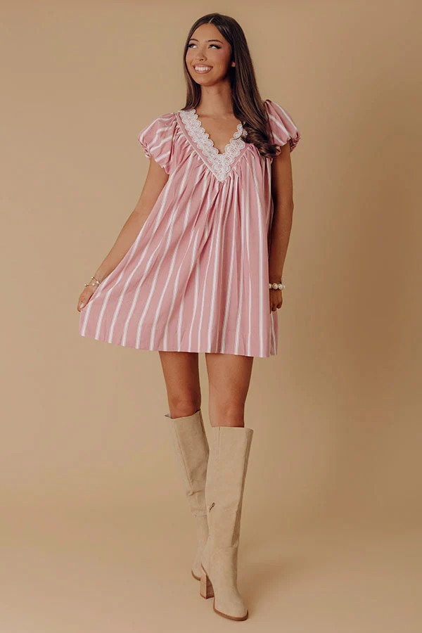 Cue The Chic Stripe Mini Dress | Impressions Online Boutique