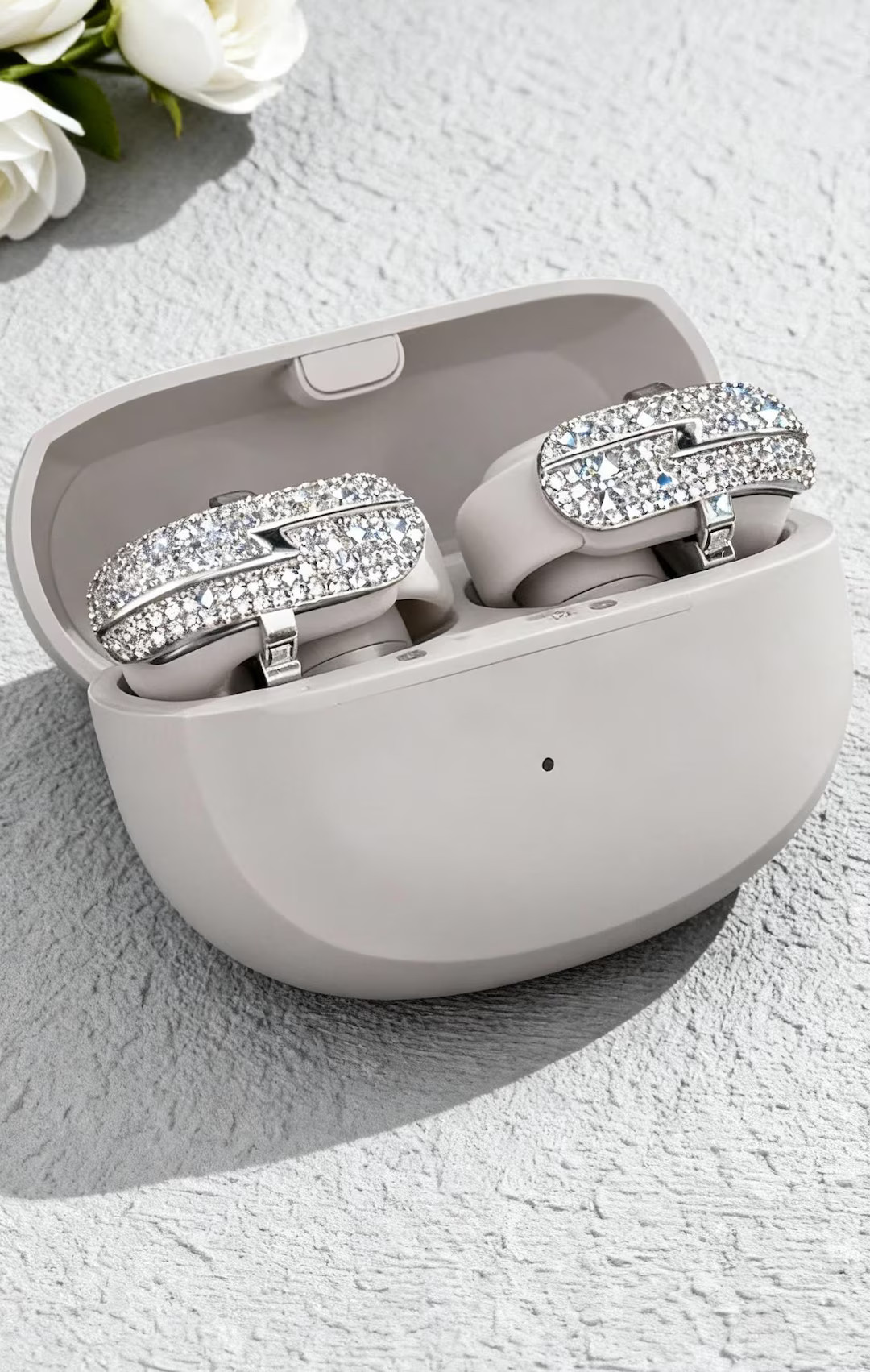 Sparkly Lightning Diamond Bose ultra Earbud Accessories, Earbud Charm | Etsy (US)