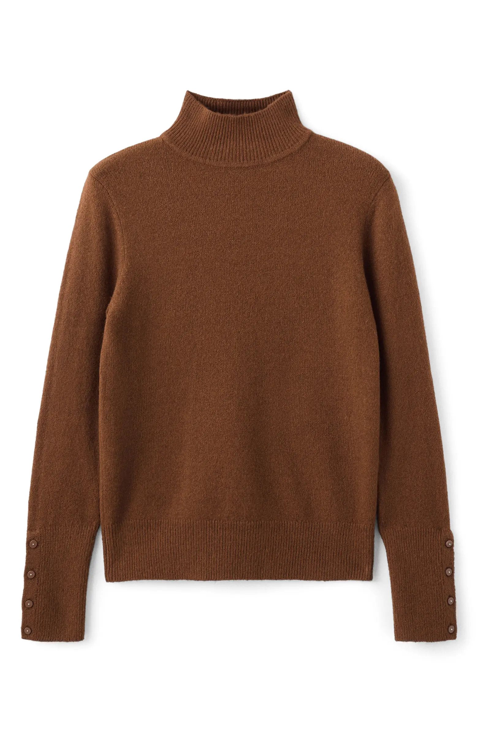 Button Cuff Turtleneck Sweater | Nordstrom