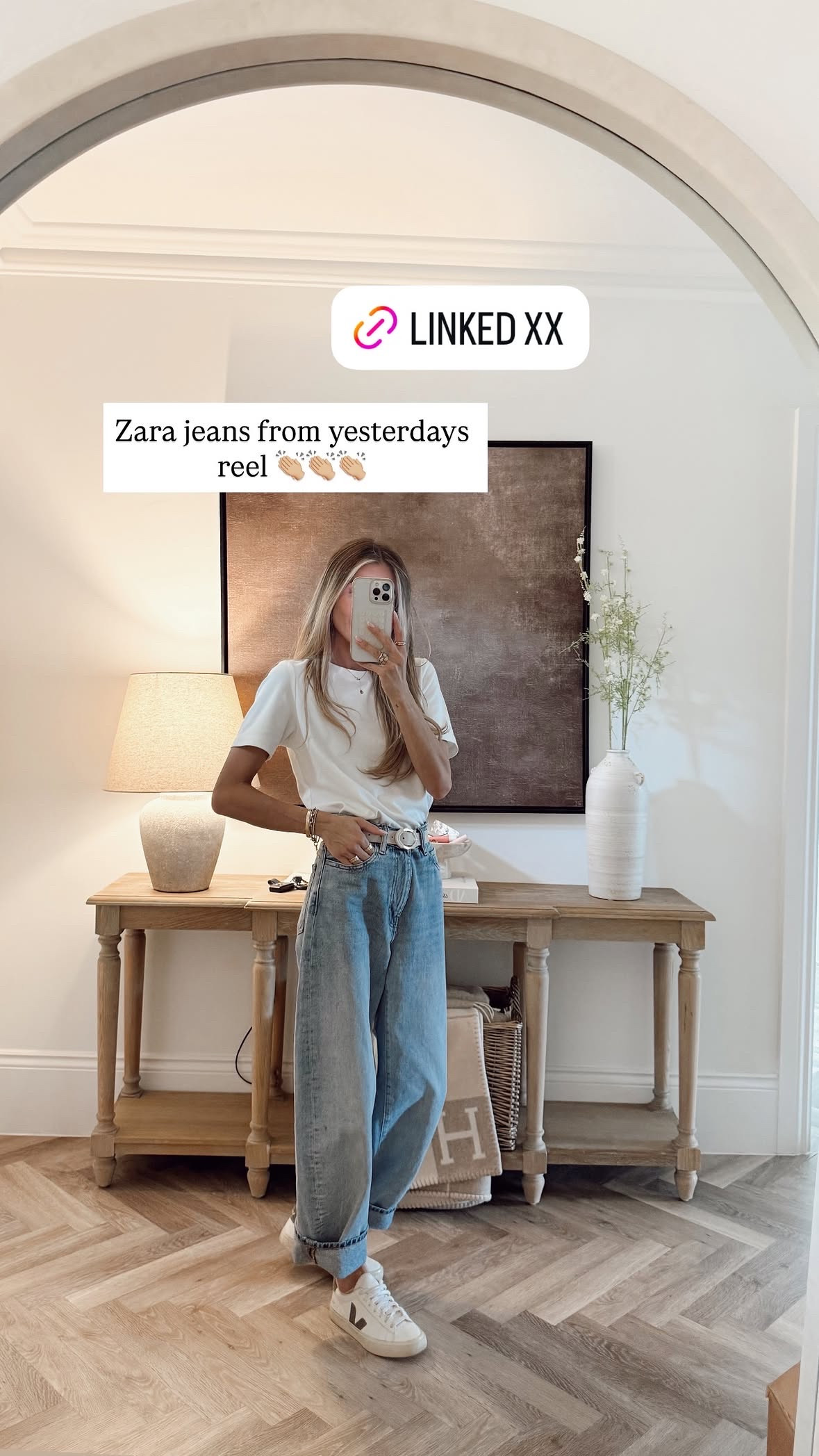 My outfit from yesterday! These Zara jeans are so cute! 

summer l zara l jeans l top l sneaker 

 #LTKuk #LTKsummer