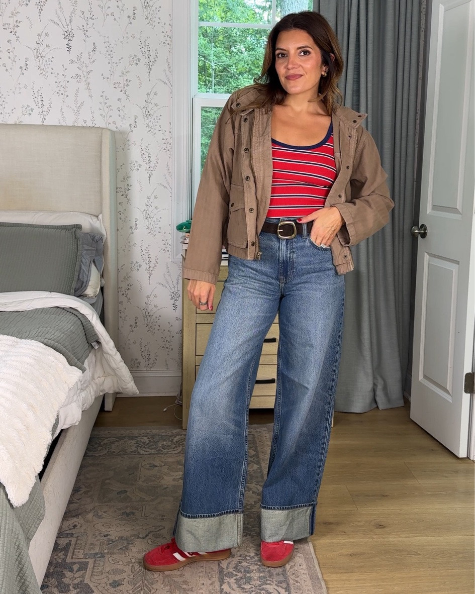 My favorite recent fall jacket purchase from Abercrombie! Relaxed, swingy fit. I’m 5’7” in a size small, jeans in a 27 tall length.

#LTKOver40 #LTKTall