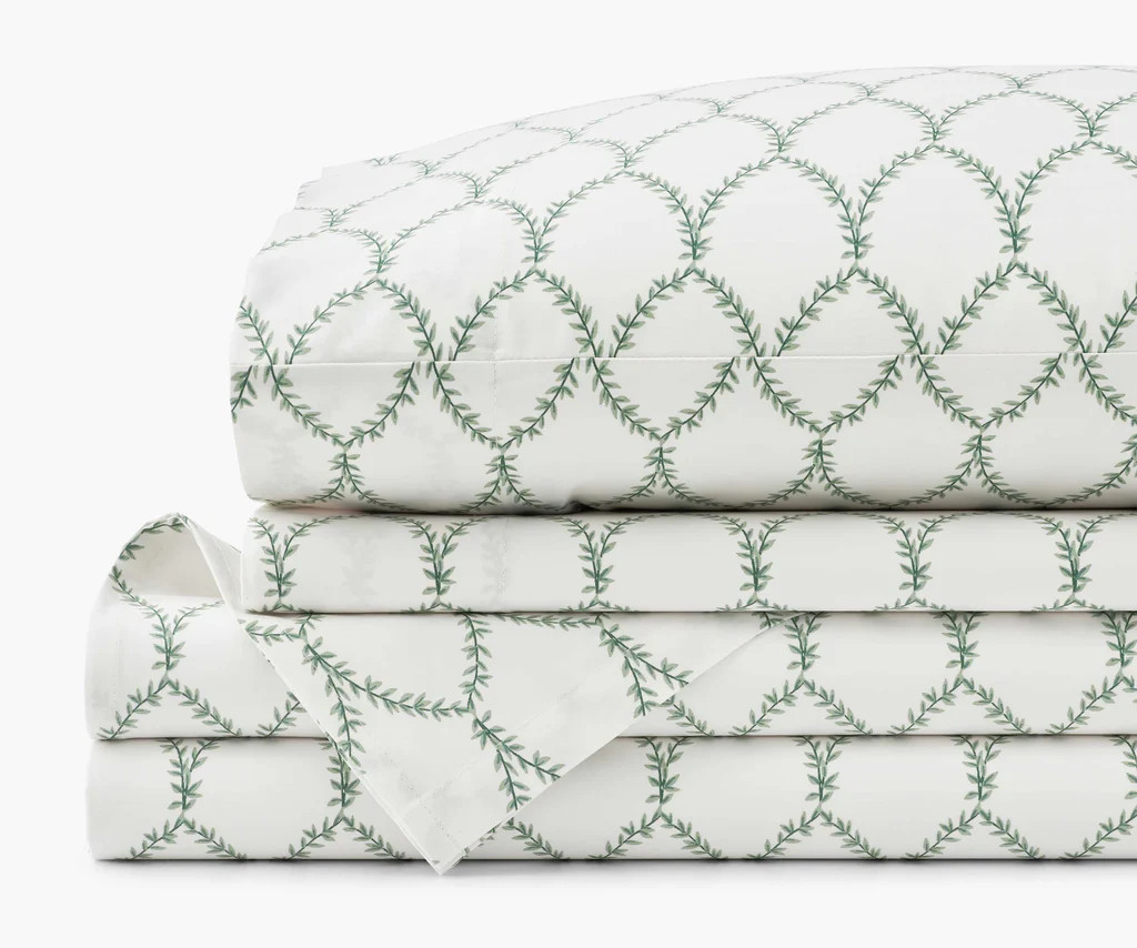 Sateen Sheet Set - Laurel Sage | Rifle Paper Co.
