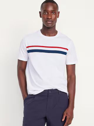 Crew-Neck Striped T-Shirt | Old Navy (US)