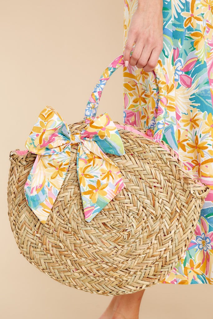 Ready To Relax Natural Bag | Red Dress 