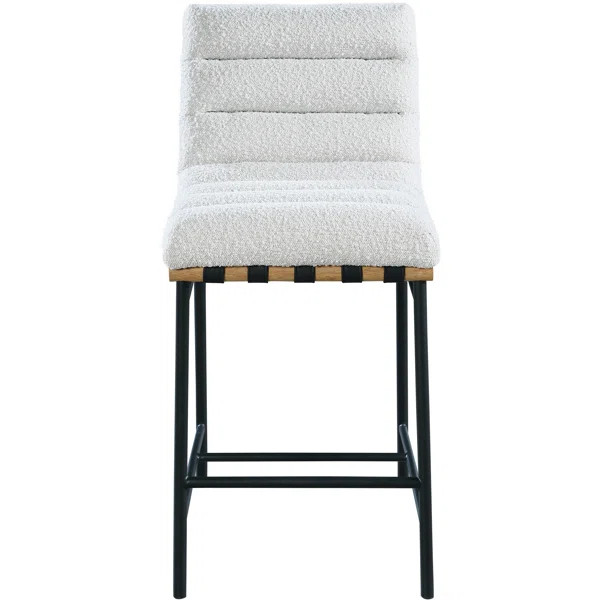 Arcola Upholstered Counter Stool with Metal Frame | Wayfair North America