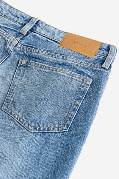 Straight Low Jeans - Light denim blue - Ladies | H&M GB | H&M (UK, MY, IN, SG, PH, TW, HK)