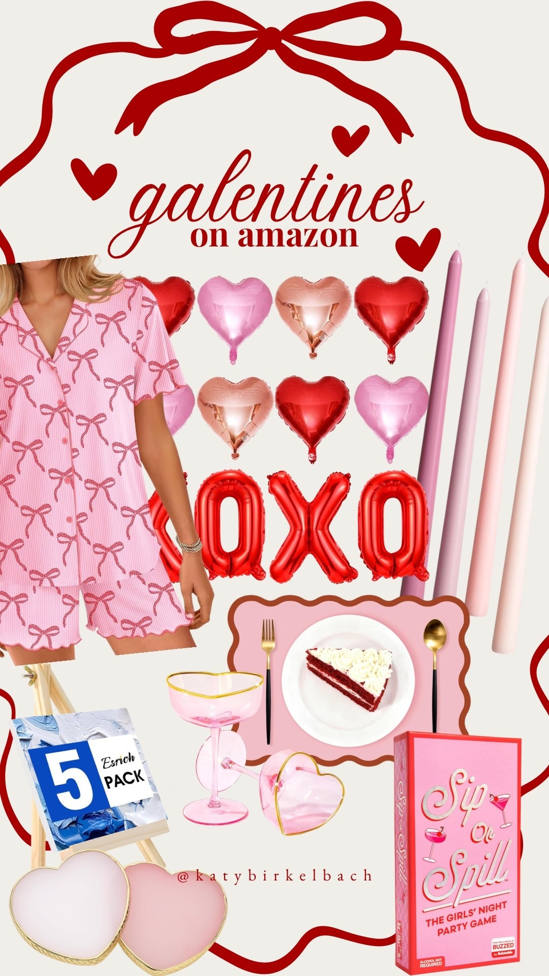 Hosting a last minute Galentines? All of this stuff would arrive this week!

#LTKValentine