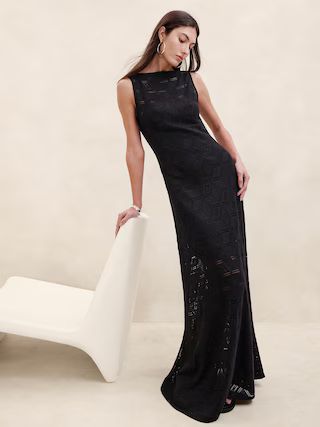 Lexia Lace Maxi Dress | Banana Republic (US)