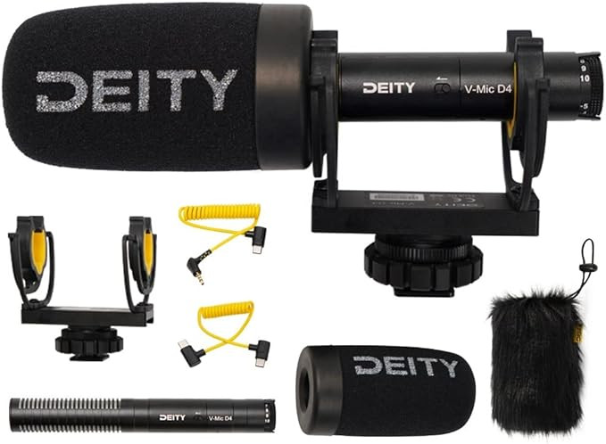 Deity Microphone V-Mic D4,Professional External Camera Video Microphones,Shotgun Mic with Shock M... | Amazon (US)