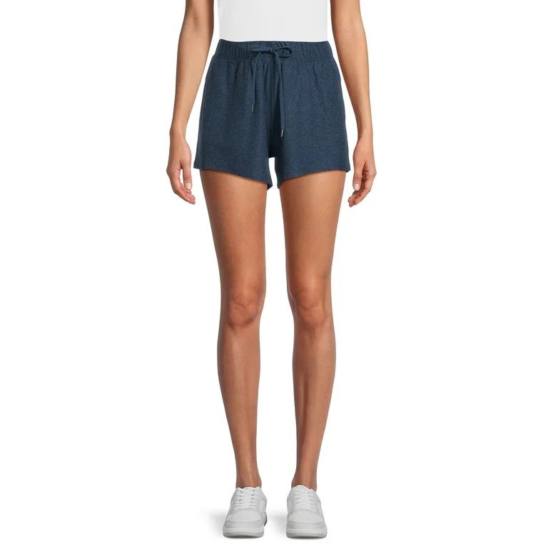 Athletic Works Women’s and Women's Plus ButterCore Soft Performance Gym Shorts, 4" Inseam, Size... | Walmart (US)