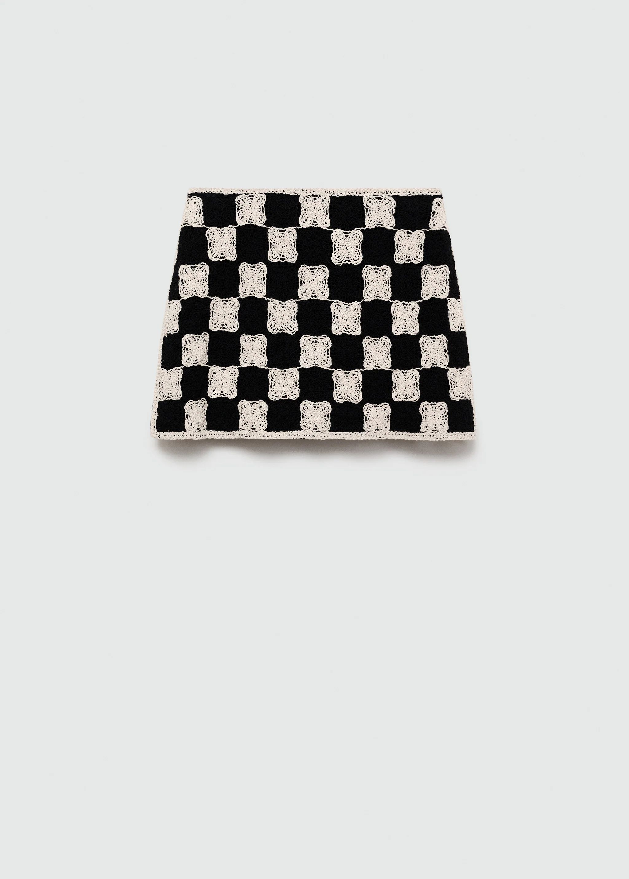Combined crochet mini-skirt | MANGO (US)