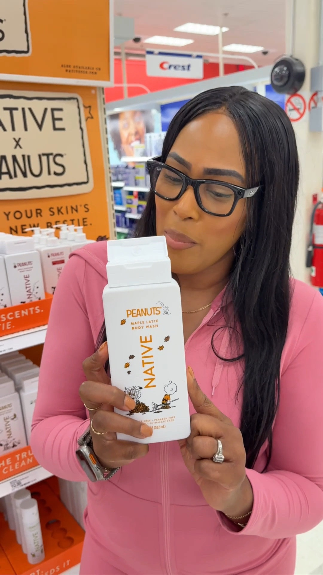 Native x Peanuts body care collection