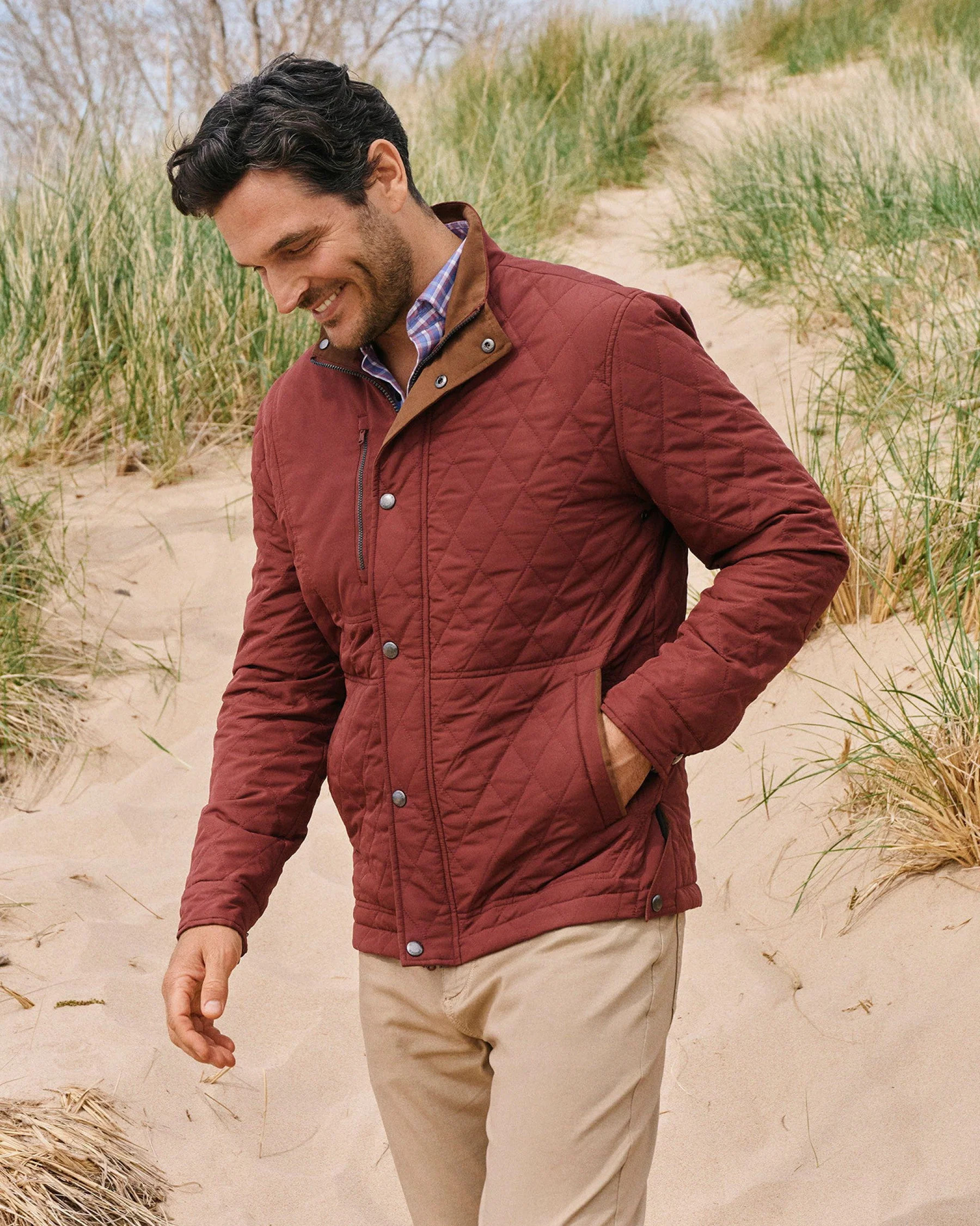 Juno Quilted Snap Jacket | johnnie O