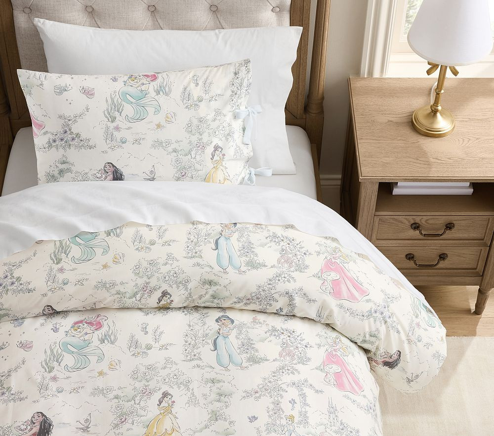 Disney Princess Heritage Organic Cotton Duvet Cover & Shams | Pottery Barn Kids