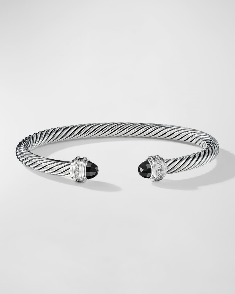 David Yurman Cable Classics Bracelet with Diamonds | Neiman Marcus