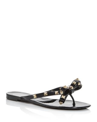 Valentino Garavani Women's Summer Rockstud PVC Thong Sandals | Bloomingdale's Shoes | Bloomingdale's (US)