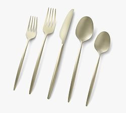 Gaze Stainless Steel 20-Piece Flatware Set | Pottery Barn (US)