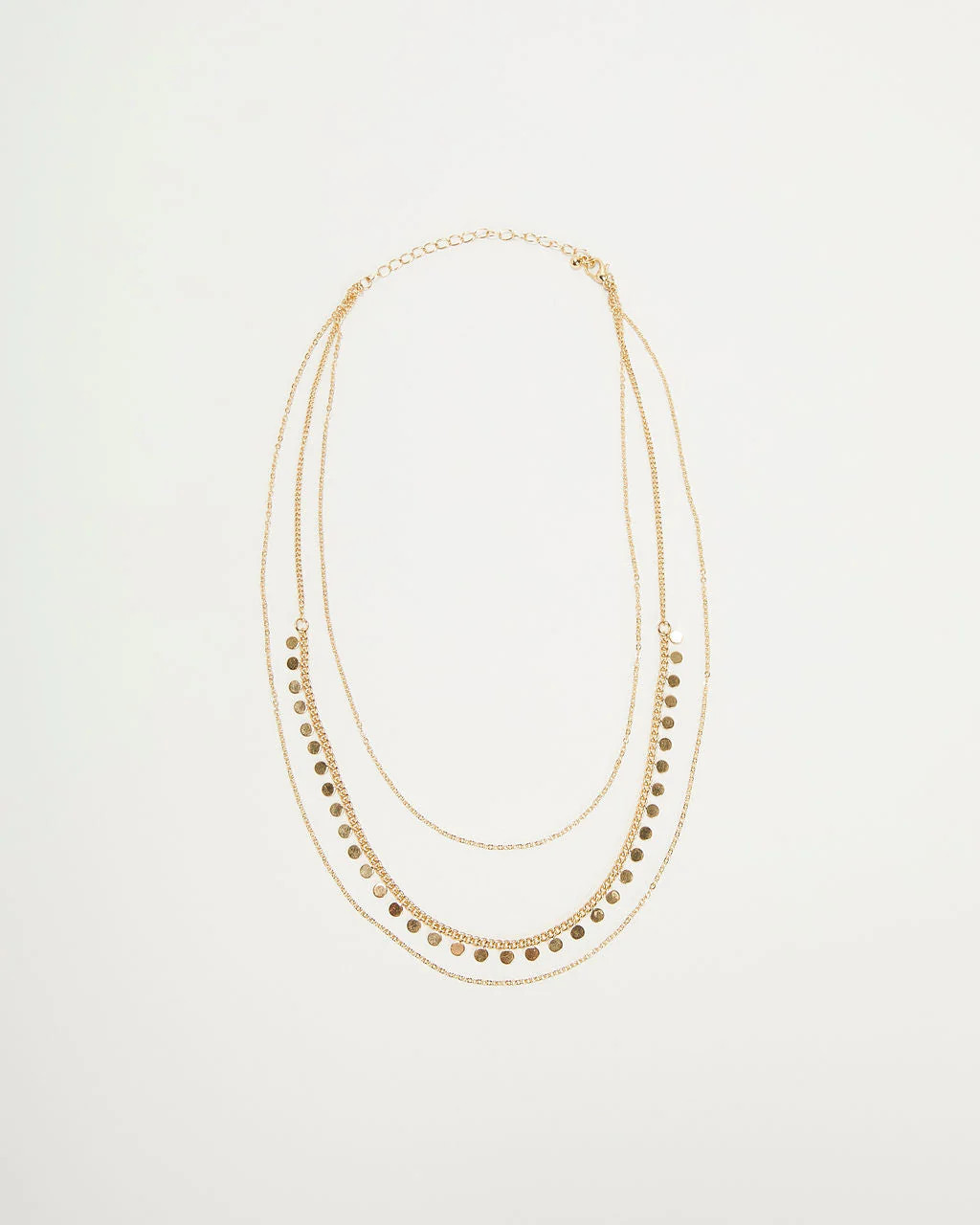 Jett Layered Disc Necklace | VICI