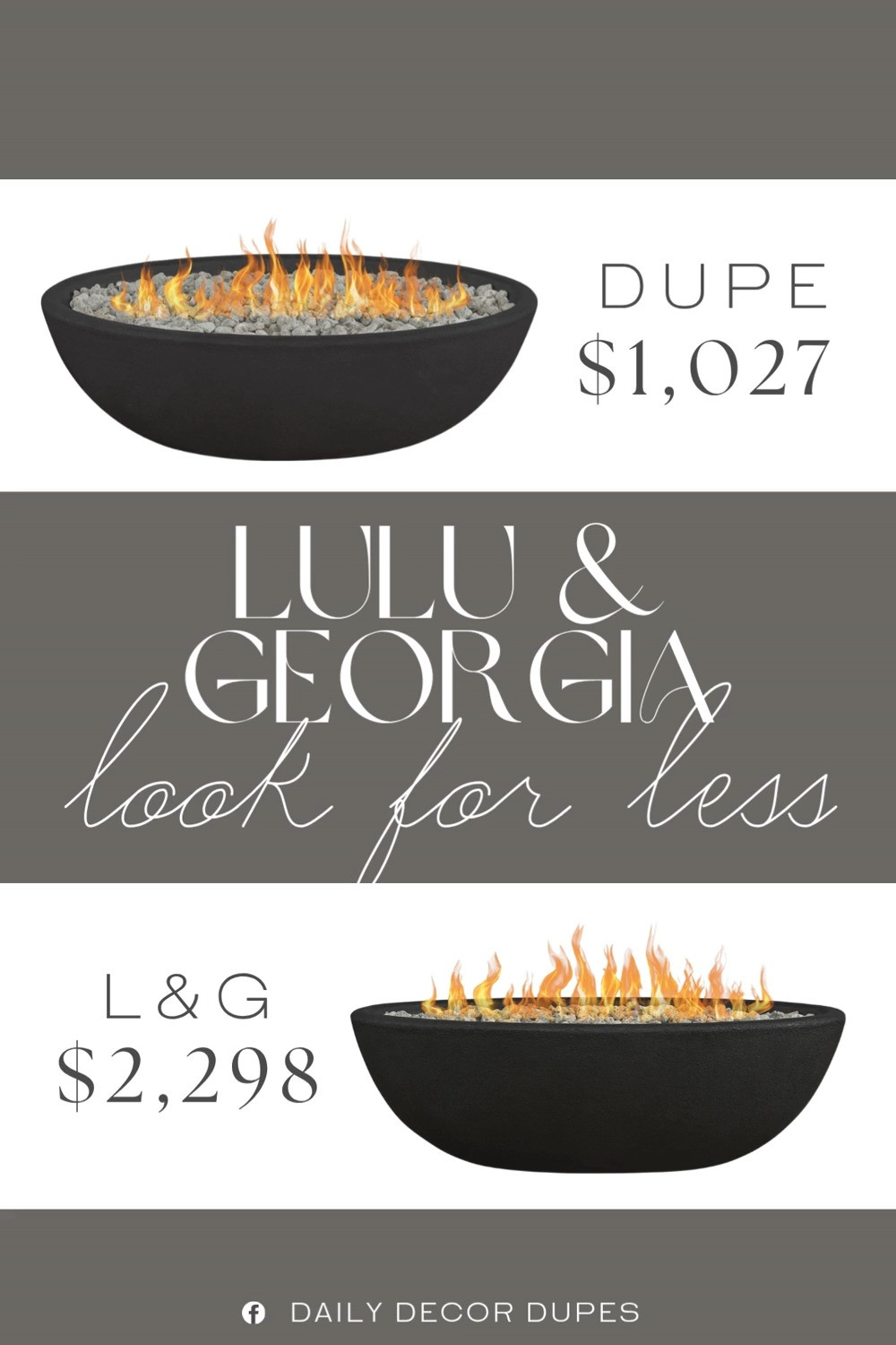 Inspired by Lulu & Georgia Fire Bowl. Oval Propane Fire Bowl. Contemporary Fire Bowl. Modern Fire Pit Table. Sculptural Outdoor Fire Pit. Statement Outdoor Fire Pit. Concrete Propane Fire Pit. Modern Oval Fire Pit. Modern Patio Essentials. 

Home more affordable option find copy cat similar look for less budget friendly affordable cheap cheaper beautiful pretty. Clearance sale coupon code discount code promo code luxury lookalike look a like Inspo inspiration inspired by idea ideas Love like these? I share multiple every day in my FB group.
#luluandgeorgiainspired #firebowl #propanefirepit #outdoorliving #modernpatio #patioessentials #patioinspo #outdoordecor #outdooroasis  

 #LTKHome
