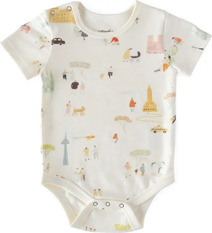 Pehr Explore the World Organic Cotton Bodysuit | Nordstrom | Nordstrom