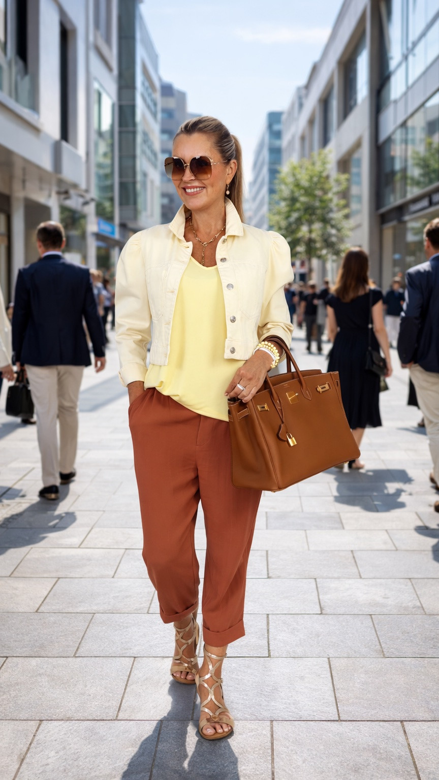 𝒲𝑒𝓇𝒷𝓊𝓃𝑔 𝒜𝒹.* 💬 Modefrage des Tages: Welche Farbe passt für dich am besten zu Cognac?

Heute zeige ich euch, wie vielseitig eine sommerliche Cognac-Caprihose (ID:02798537) von @halara_deuts sein kann. 

⭐ Rabattcode: marti2602
5% ab 65 € Warenwert
10% ab 169 € Warenwert

🤎 Cognac & Buttergelb💛 – frisch, sonnig und ein echter Gute-Laune-Look.
 🤎Cognac & Rosa🌸 – feminin, elegant und perfekt für sommerliche Anlässe.
🤎Cognac & Schwarz🖤 – zeitlos, edel und einfach immer eine gute Wahl.

Und weil eine Outfit-Inspiration nie genug ist, habe ich außerdem meine superstretchige weiße Hose gleich zweimal gestylt:
🖤 einmal klassisch mit Schwarz
🩶 und einmal ganz harmonisch mit Grau.

Jetzt seid ihr dran! 😍

Welche Kombination würdet ihr sofort tragen? 💛 Buttergelb, 🩷 Rosa, 🖤 Schwarz oder doch lieber die weiße Hose mit 🩶 Grau?

Ich bin gespannt auf eure Meinung – schreibt euren Favoriten in die Kommentare! 👇🤎

#halara_de 
#halara 
#halaraflex 
#halarahose
#bestagerfashion

#LTKdeutschland #LTKeurope #LTKstyletip