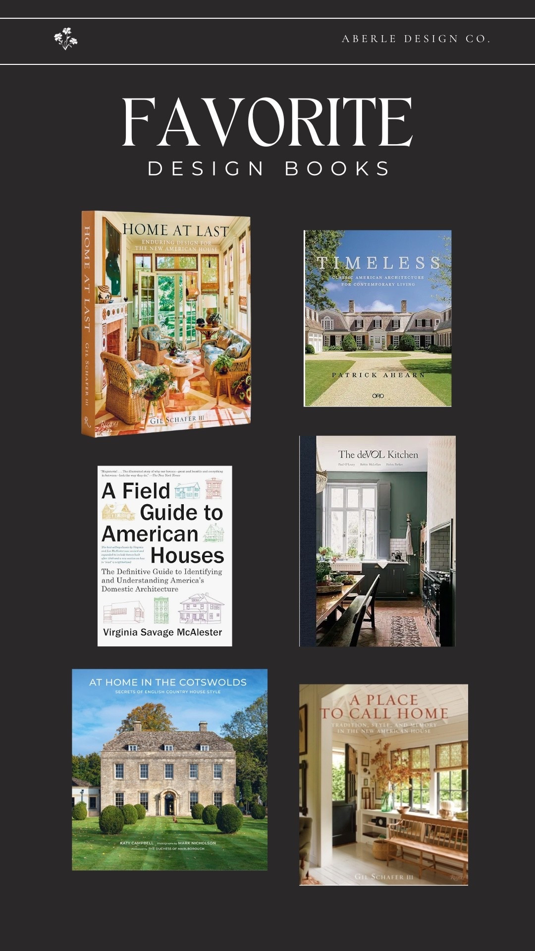 Favorite interior design books with a historic emphasis 