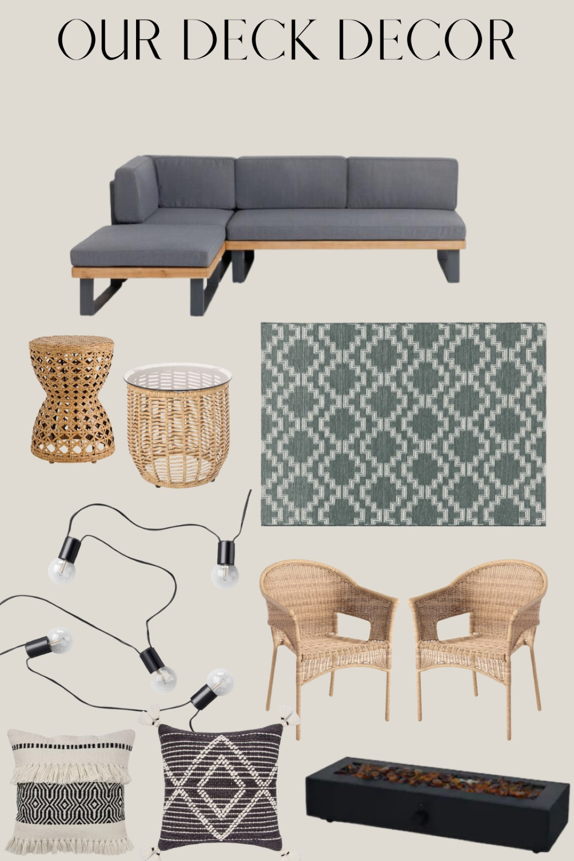 Our deck decor 🪴 

#LTKstyletip #LTKsalealert #LTKhome