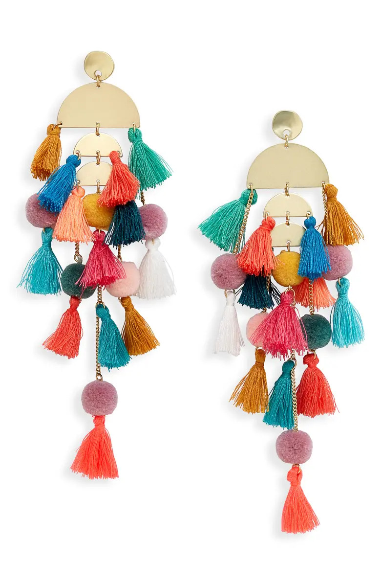 Stella + Ruby Calypso Tassel Drop Earrings | Nordstrom | Nordstrom