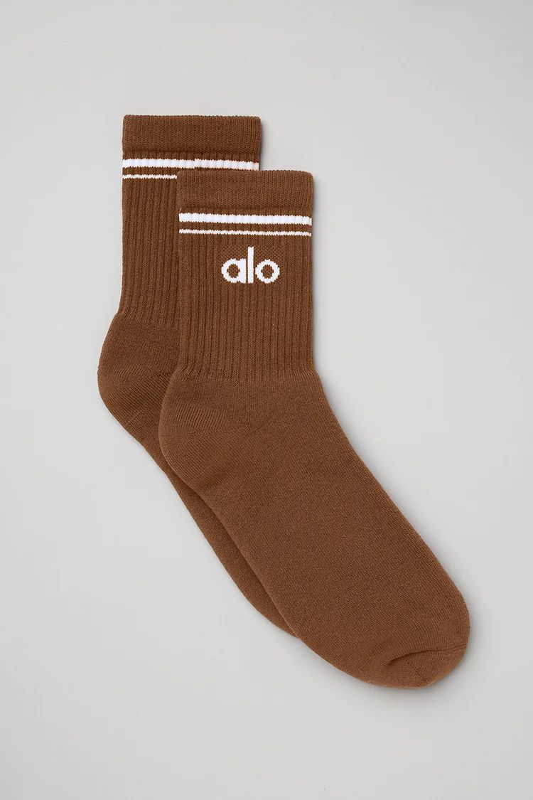 Unisex Half-Crew Throwback Sock | Alo Yoga