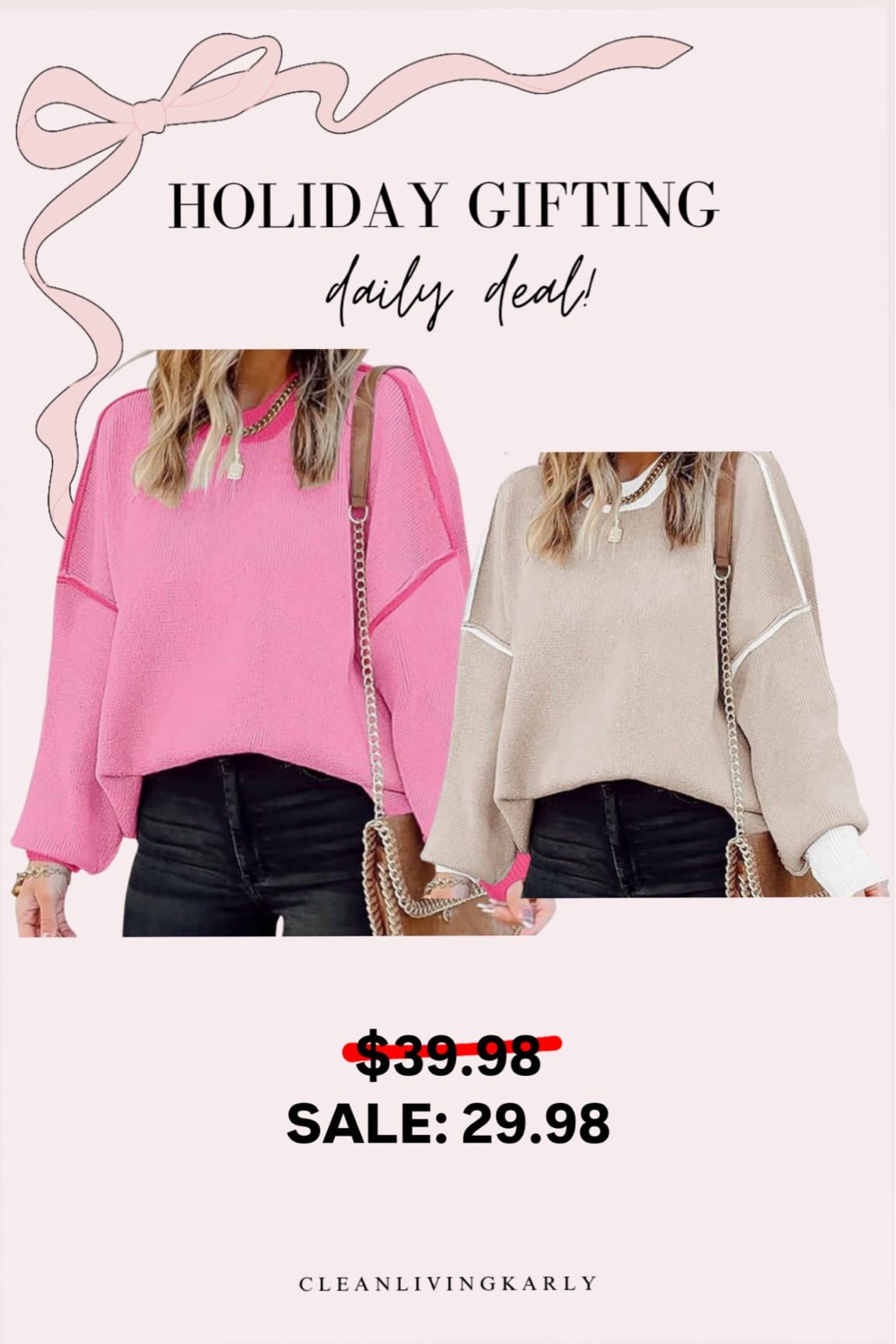 Fall and winter women’s sweater from Amazon!! 25% off!!! 

#LTKCyberWeek #LTKGiftGuide #LTKHoliday
