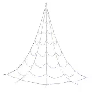 Home Accents Holiday 12 ft. Giant-Sized LED Spider Web 24RTY9082425 - The Home Depot | The Home Depot