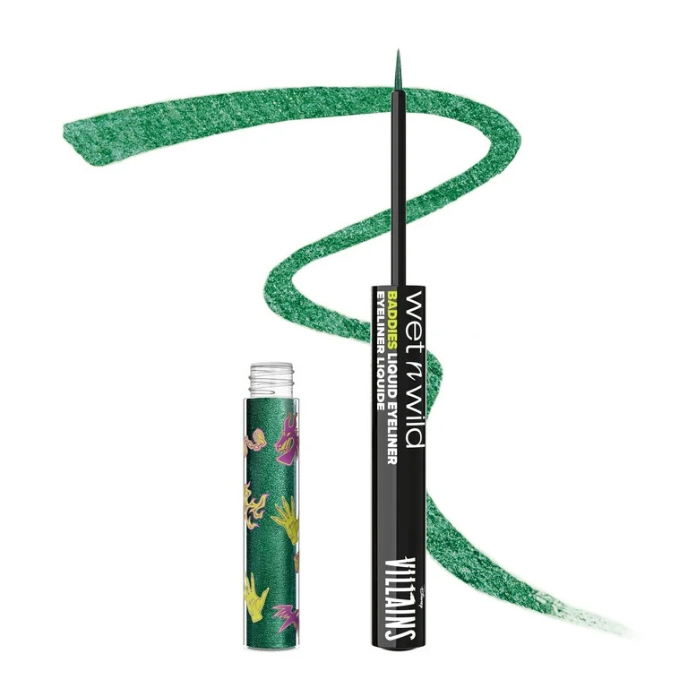 Wet N Wild Disney Villains Baddies Liquid Eyeliner in Anti-Social - 0.07 Fluid Ounces | Walmart (US)