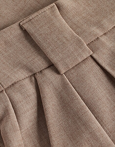 Stylist High Waisted Luxe Lounge Pleated Wide Leg Pant | Express