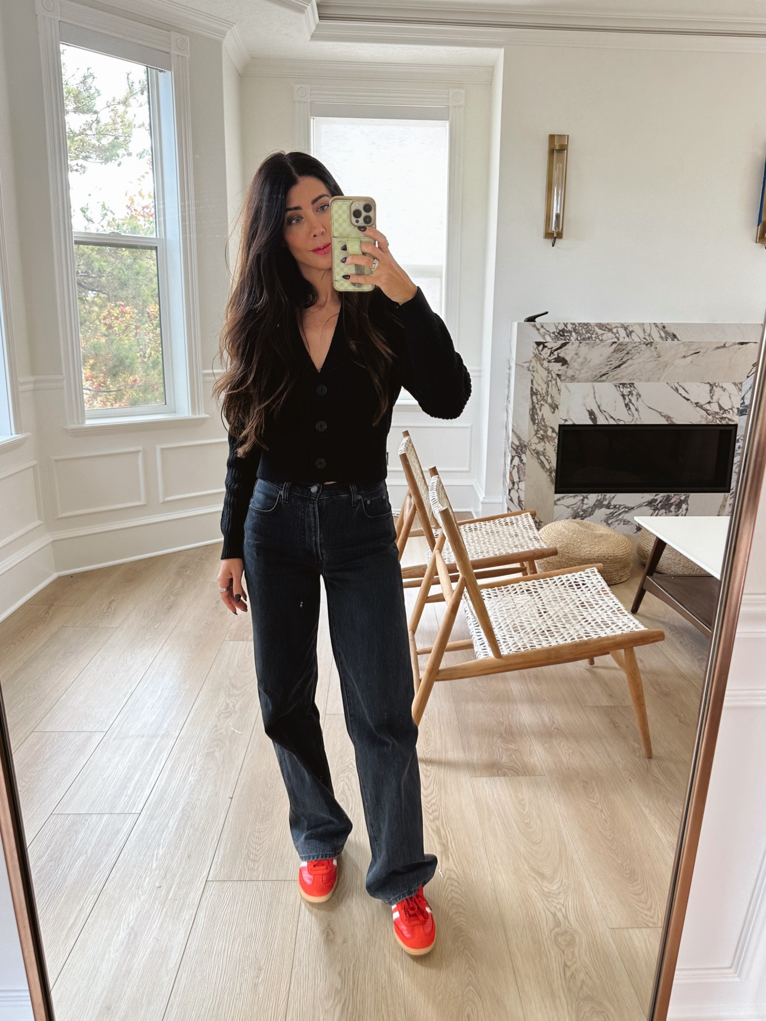 New in! LOVE these! I got the size 24 regular (size down) and xs in cardigan (tts)! #falllooks #casuallook #blackjeans 

#LTKSeasonal #LTKHoliday #LTKFindsUnder100