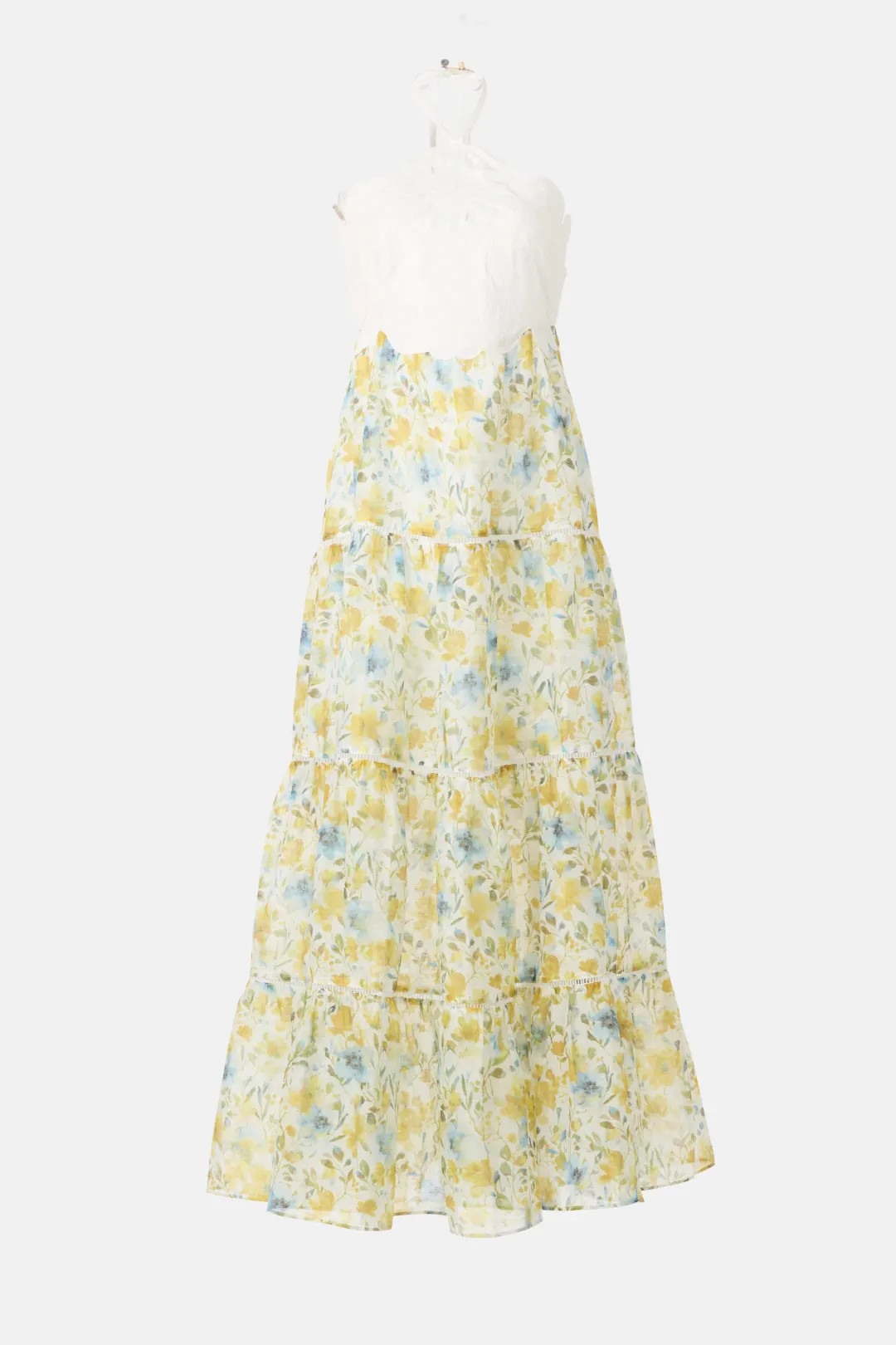 Mixed Media Printed Midi Dress | Rent the Runway