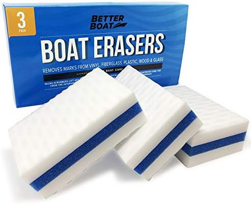 Premium Boat Scuff Erasers | Magic Boating Accessories for Cleaning Black Streak Deck Marks and M... | Amazon (US)