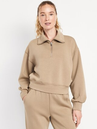 Bounce Fleece Half-Zip Pullover Sweatshirt | Old Navy (US)